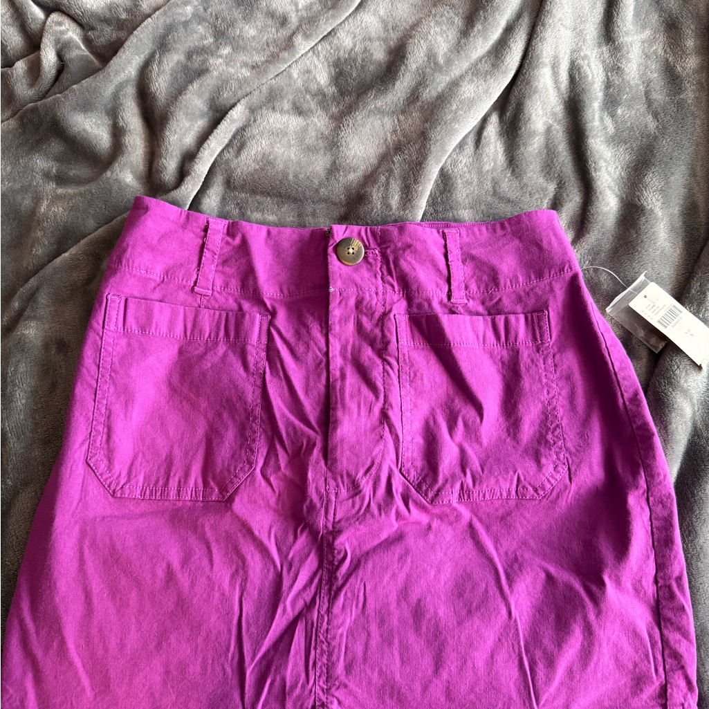 Vibrant Purple Maeve Skirt With Pockets
